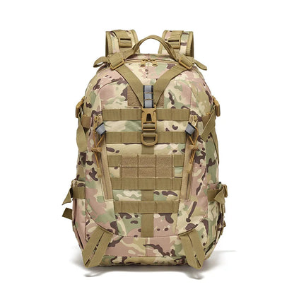 40L Tactical Reflective Backpack – Military Molle Outdoor Rucksack | Hiking, Camping, Hunting & Travel Bag