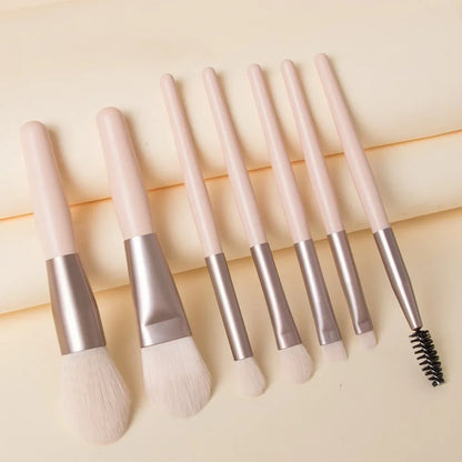 8Pcs Makeup Brush Set Makeup Concealer Brush Blush Loose Powder Brush Eye Shadow Highlighter Foundation Brush Beauty Tools